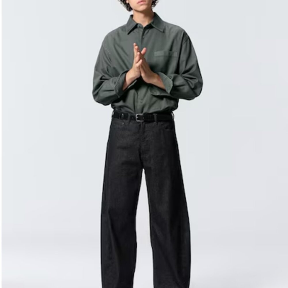 Barrel Leg Pants Wide Leg